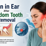 Pain from wisdom tooth removal