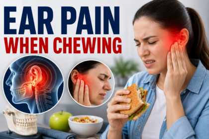 ear pain when chewing