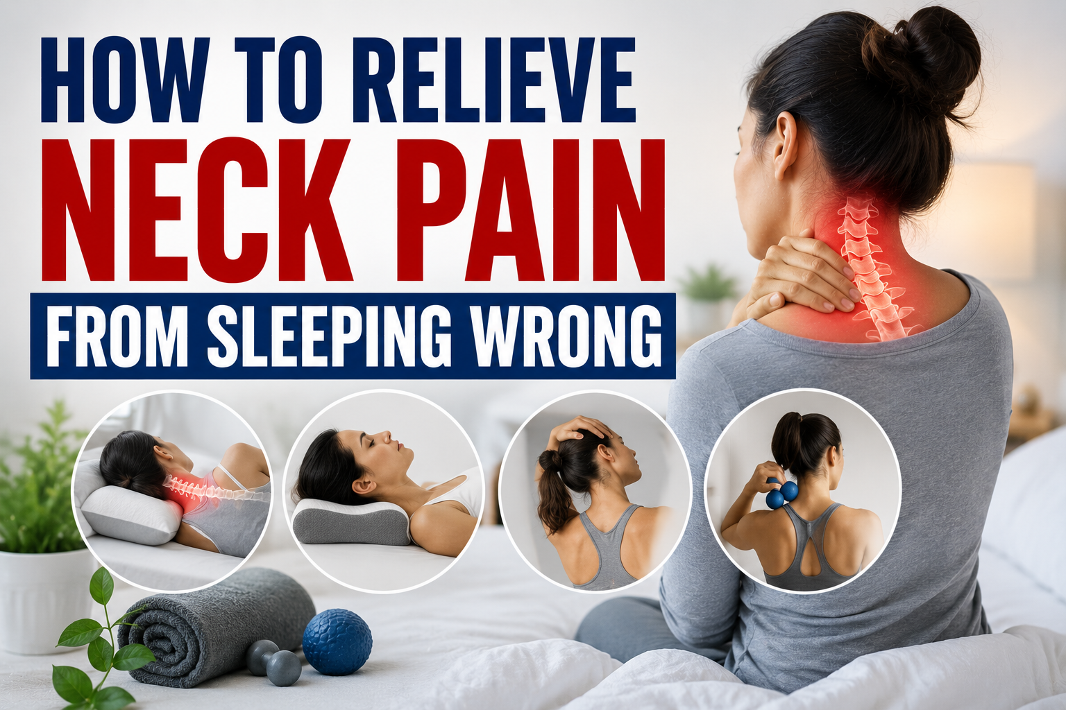 how to relieve neck pain from sleeping wrong
