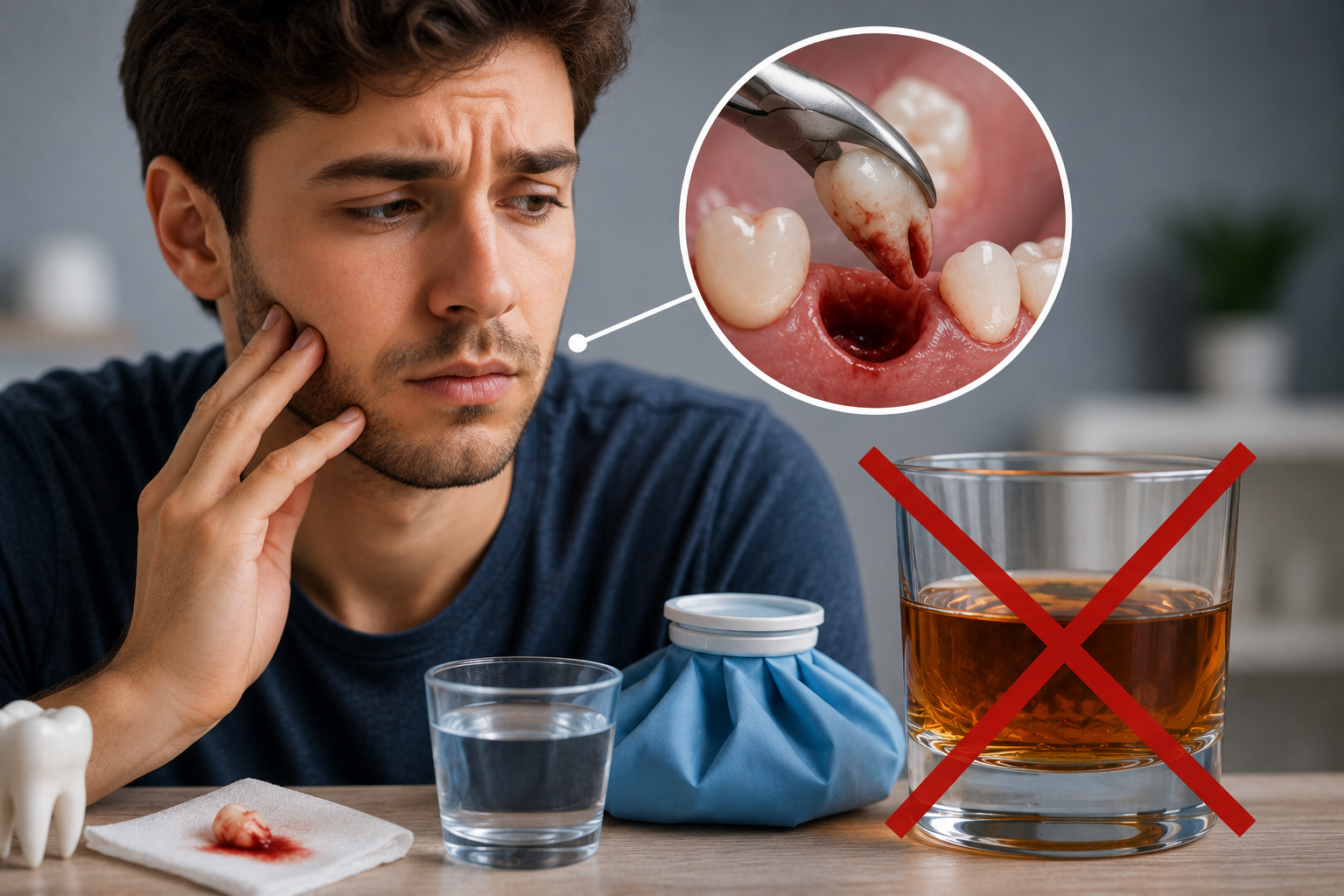 Can I Drink Alcohol 24 Hours After Tooth Extraction?