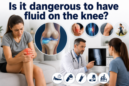 Is it dangerous to have fluid on the knee?