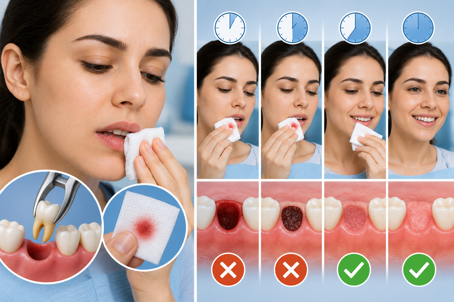 When to Stop Using Gauze After Tooth Extraction