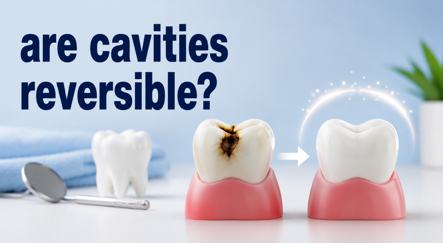 are cavities reversible​?
