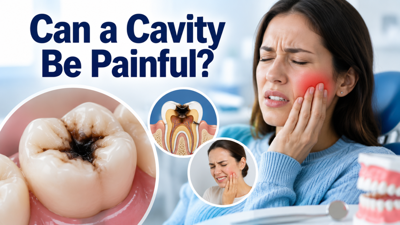 can a cavity be painful​?