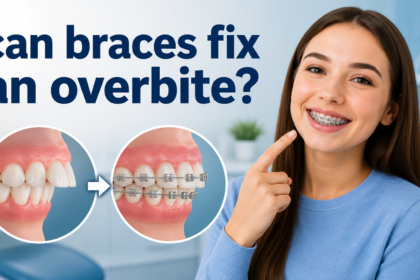 can braces fix an overbite​?