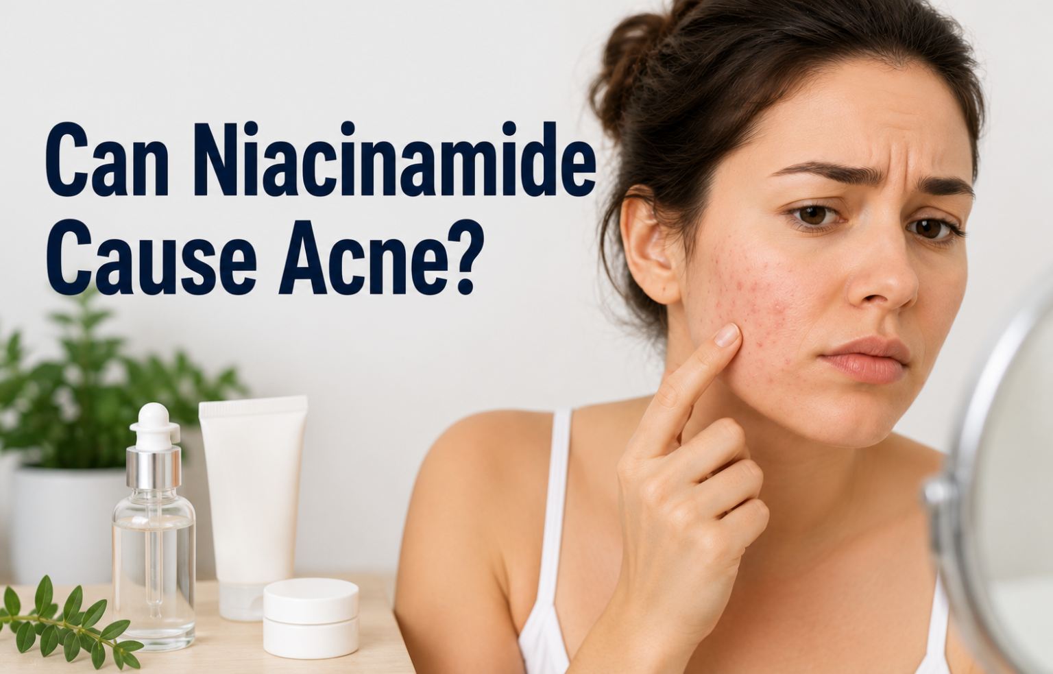 can niacinamide cause acne?