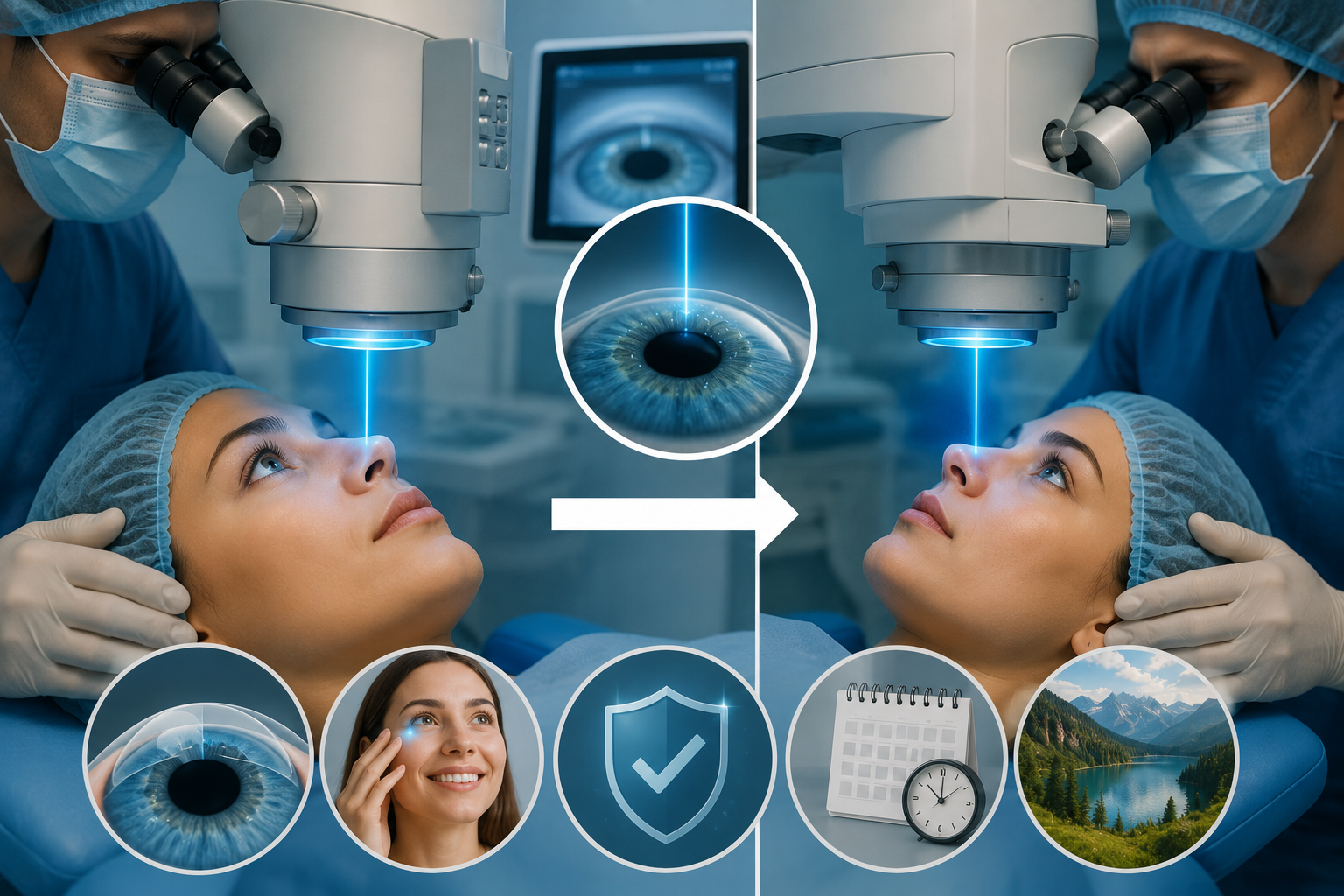 can you have laser surgery twice​