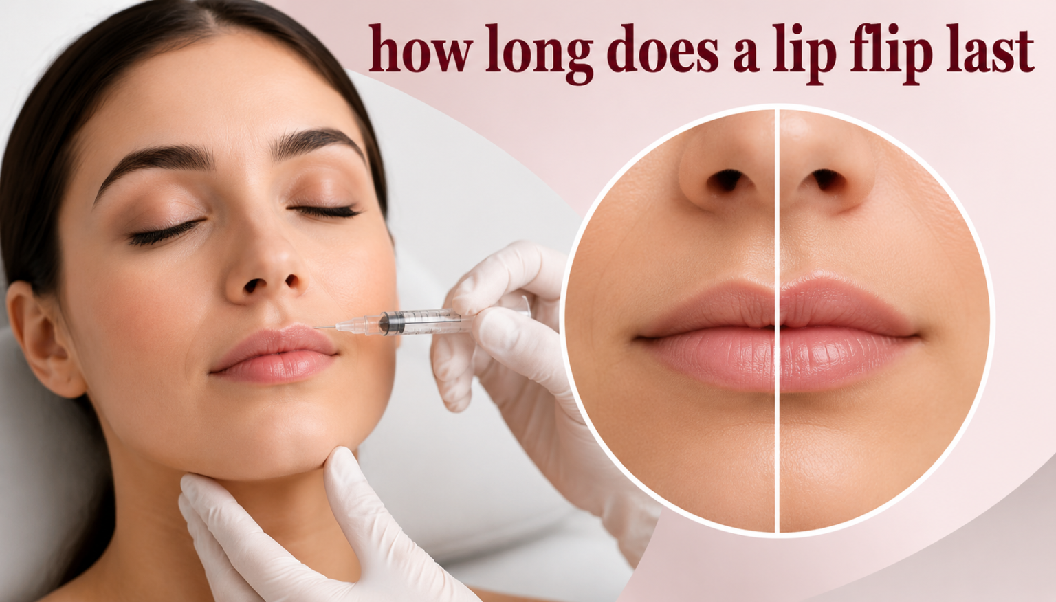 how long does a lip flip last