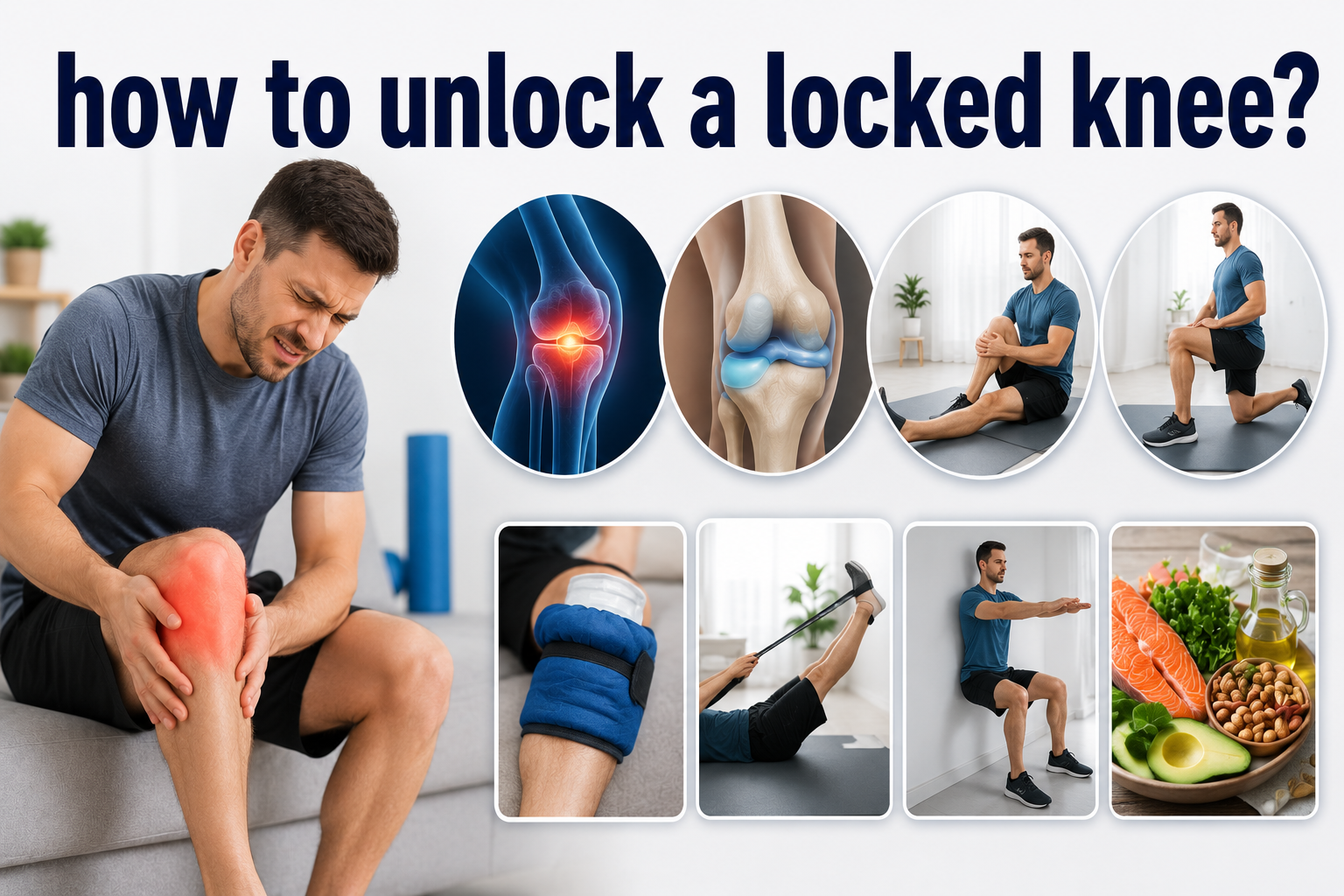 how to unlock a locked knee?