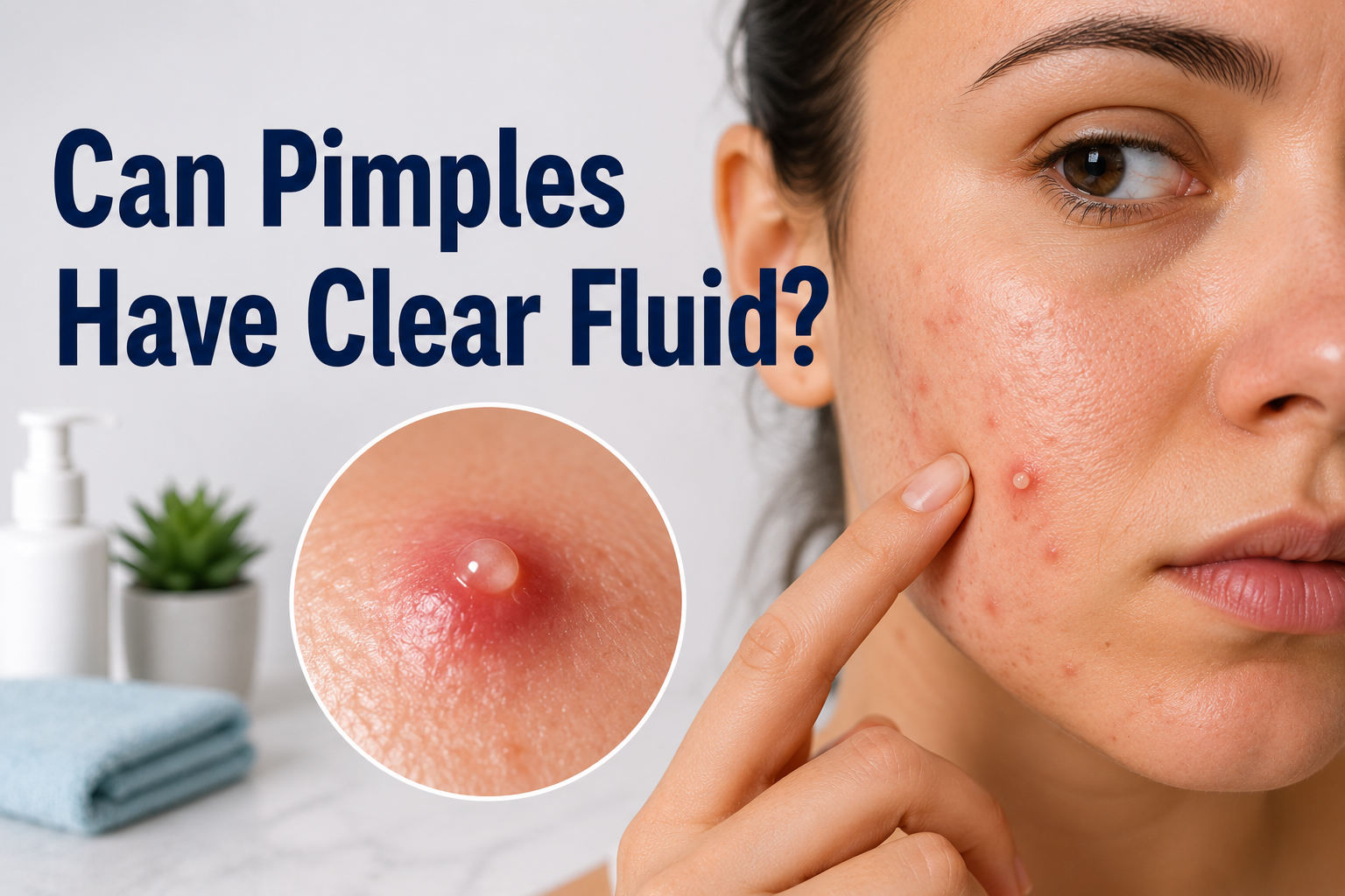Can Pimples Have Clear Fluid?
