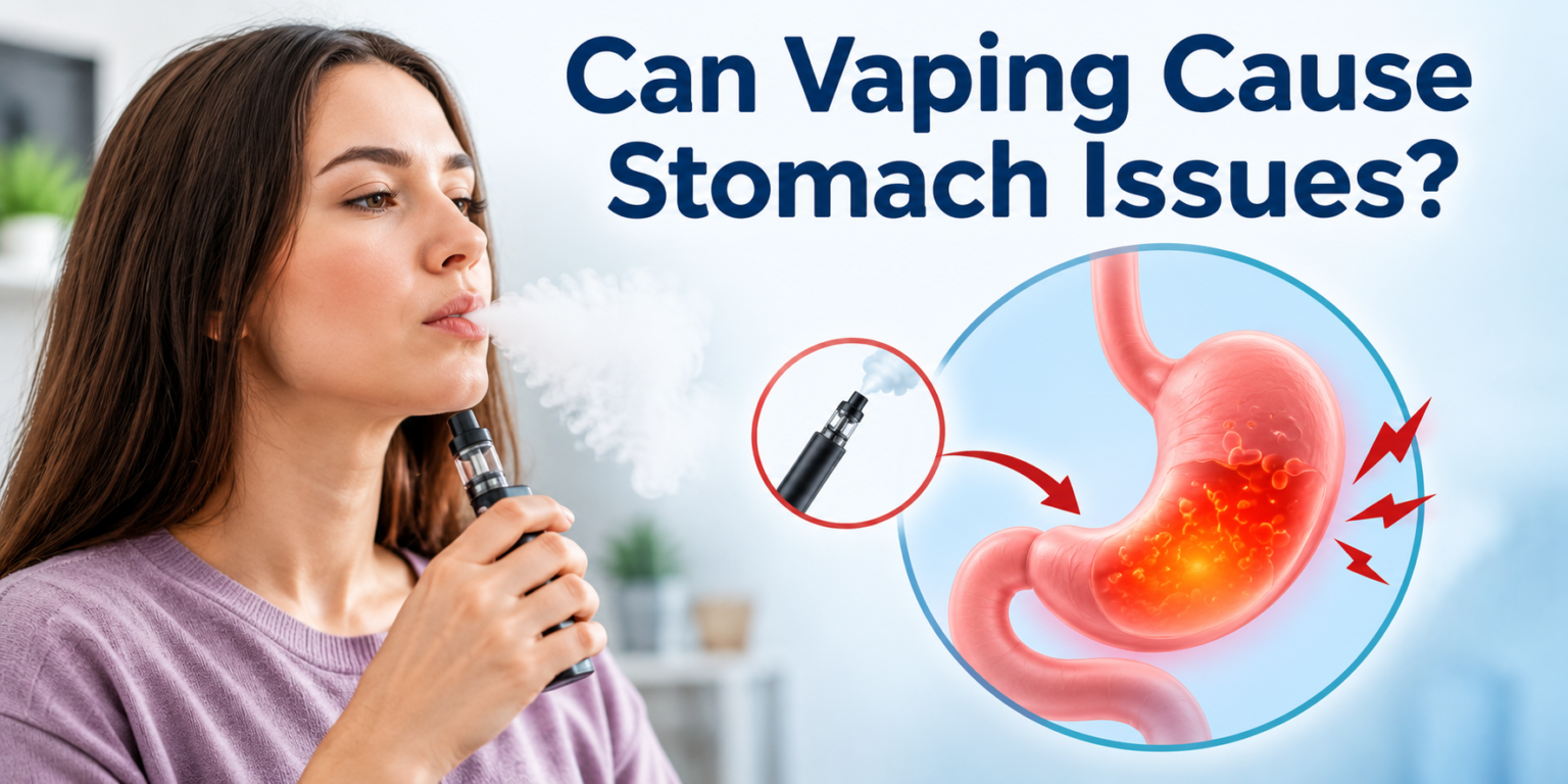 Can Vaping Cause Stomach Issues?