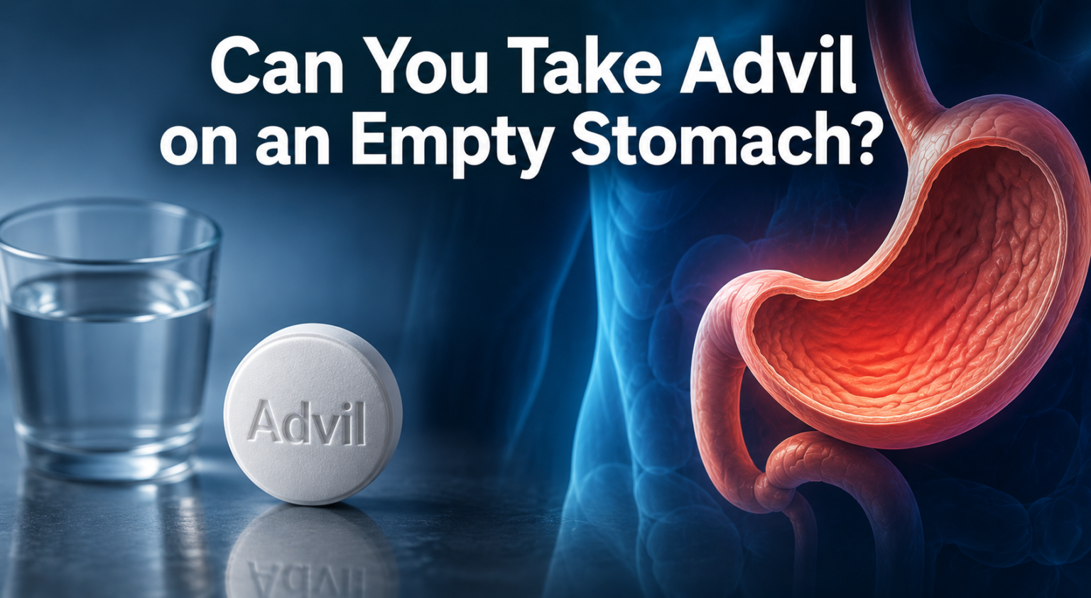 Can You Take Advil on an Empty Stomach?