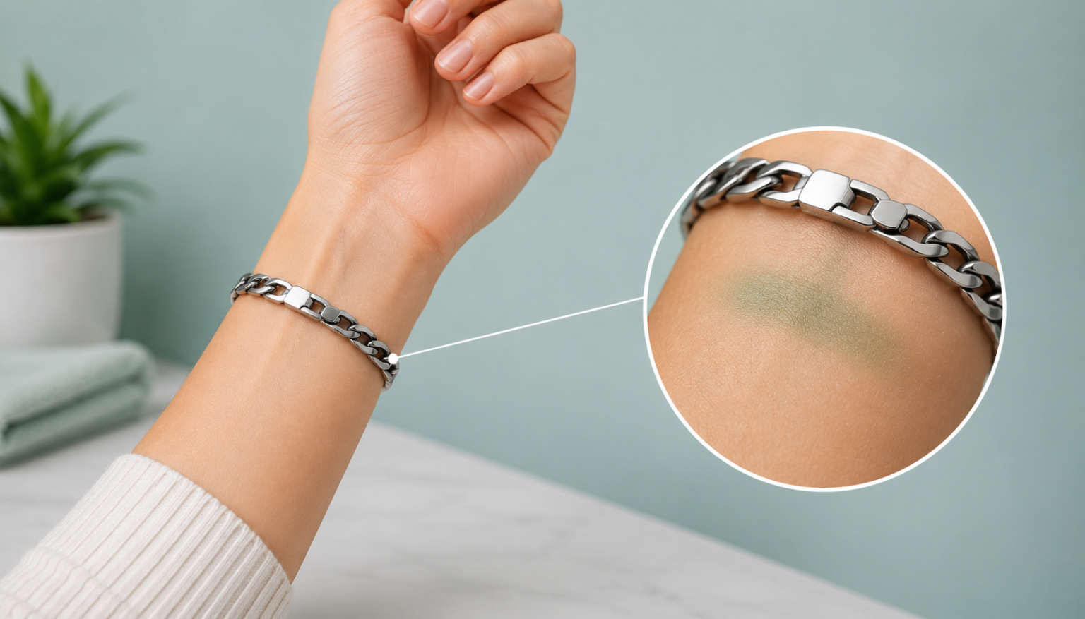 Does Stainless Steel Turn Skin Green?