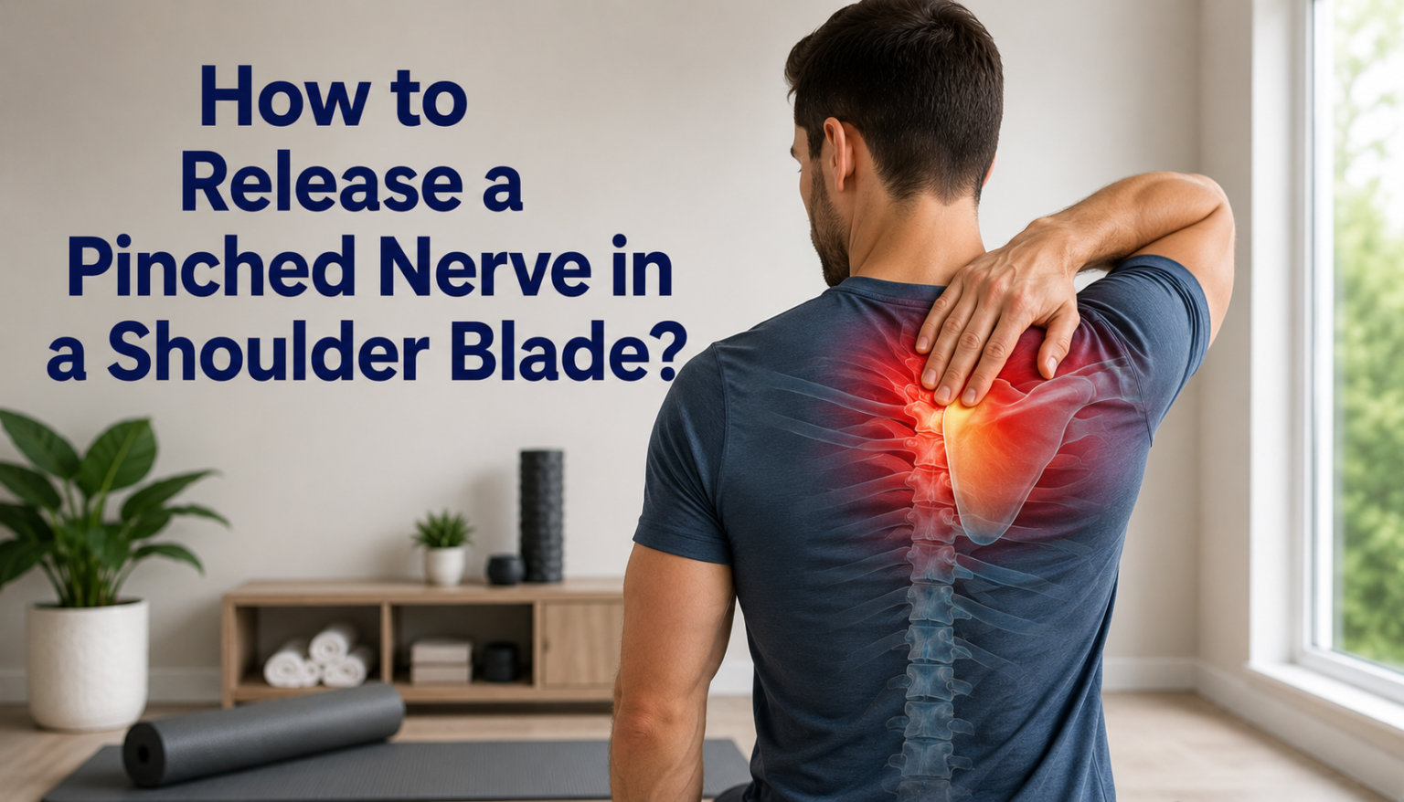 How to Release a Pinched Nerve in a Shoulder Blade?