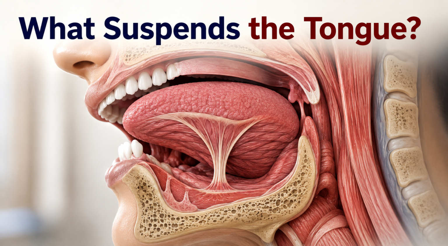 What Suspends the Tongue?