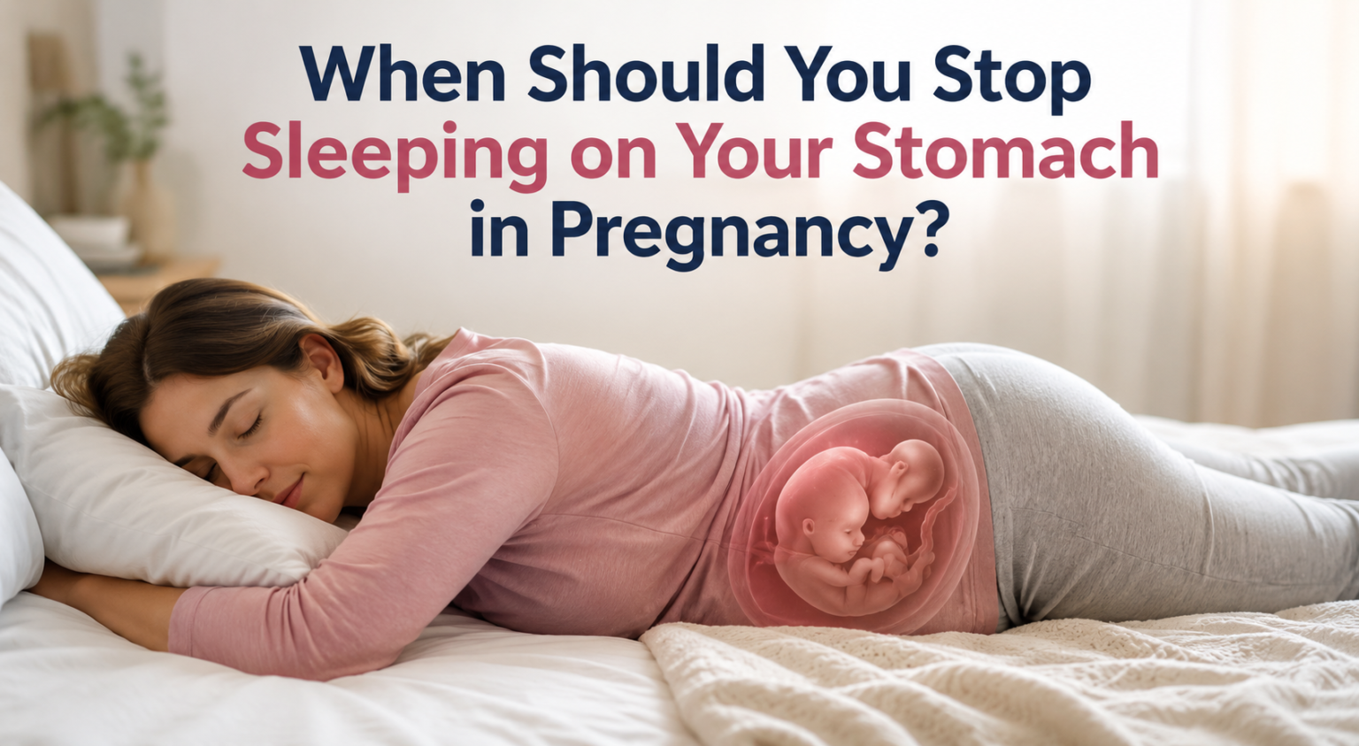 When Should You Stop Sleeping on Your Stomach in Pregnancy?
